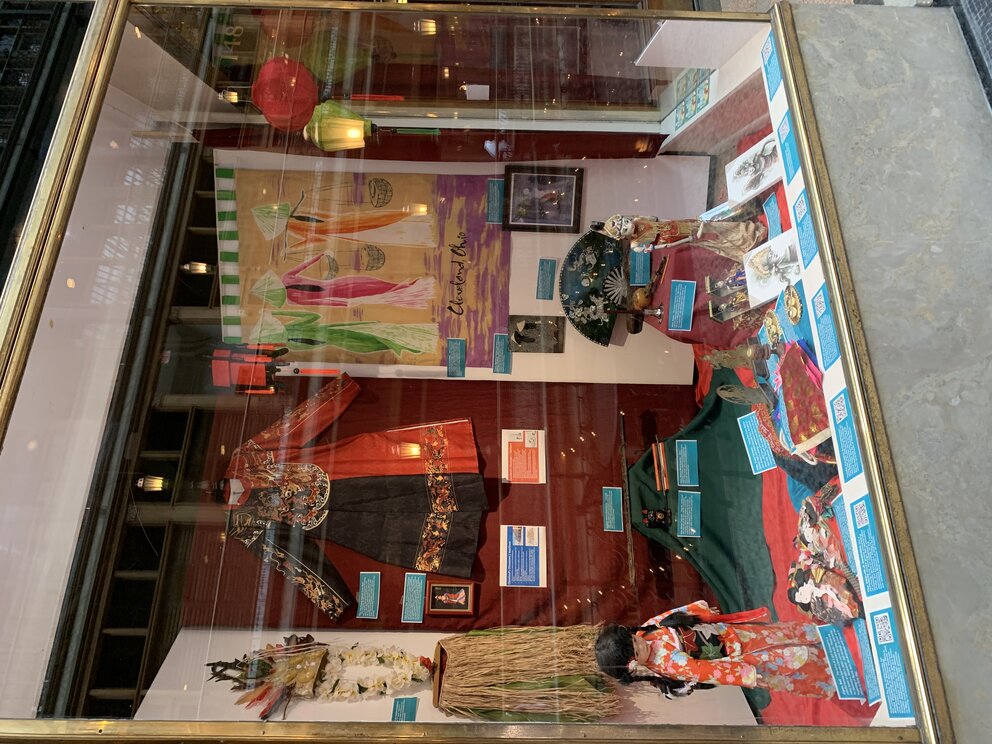 a window display of a store