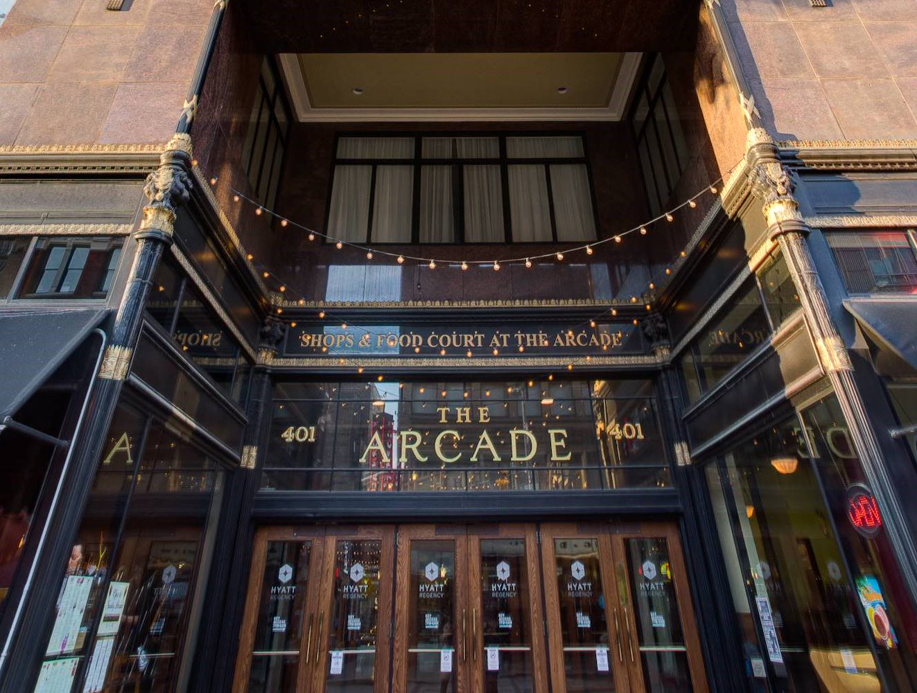 The Arcade Cleveland Entrance